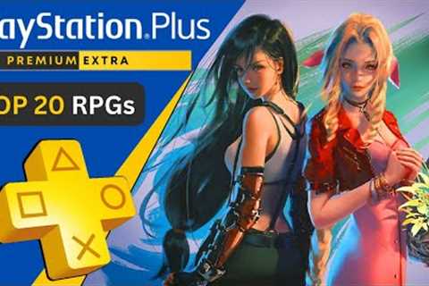 Top 20 RPGs on PlayStation Plus Extra &amp; Premium | April - May