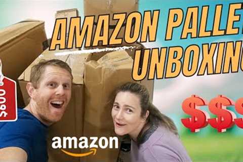Unmarked Amazon Mystery Box Pallet - Will We Make Enough To Pay Our Bills?
