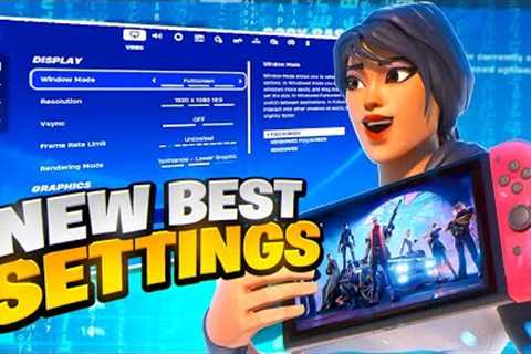 *UPDATED* BEST Nintendo Switch Settings For AIMBOT + FAST EDITS!