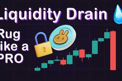 Liquidity Drainer token | Rug Pull with locked LP-tokens