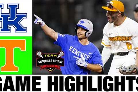 #3 Kentucky vs #4 Tennessee Highlights | NCAA Baseball Highlights | 2024 College Baseball