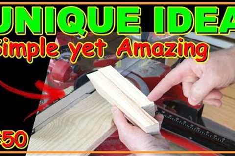 UNIQUE WOODEN PROJECT - SIMPLE YET AMAZING IDEA (VÍDEO #50) #woodworking #woodwork #joinery