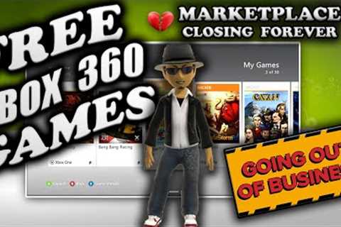 The Best FREE Xbox 360 Games To Get Before The Marketplace Closes Forever!