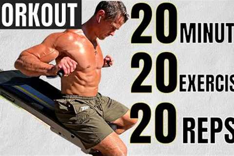 Total Gym 20 Minute Total Body Workout 20 Exercises x 20 Reps