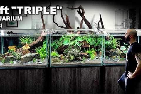 Building an 8ft Colossal TRIPLE Aquarium (EP2)