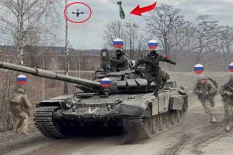 You won't believe it, Here's How Ukraine FPV Drones Work while blow up Russian T-90 tank