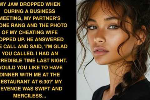 My Jaw Dropped When During A Business Meeting My Partner's Phone Rang And The Photo Of My Cheating