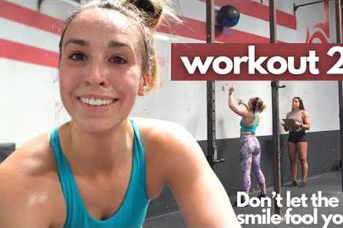 Get ready to suffer...Full CrossFit Quarterfinals Workout 2 (average athlete)