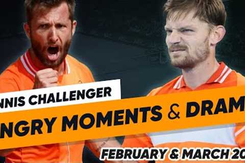 Tennis Angry Moments &amp; Drama - Challengers - February &amp; March 2024