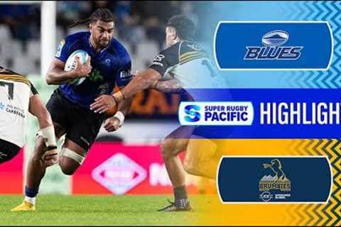 HIGHLIGHTS | BLUES v BRUMBIES | Super Rugby Pacific 2024 | Round 9