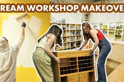 Our DREAM Workshop Makeover (let's hide our mess)