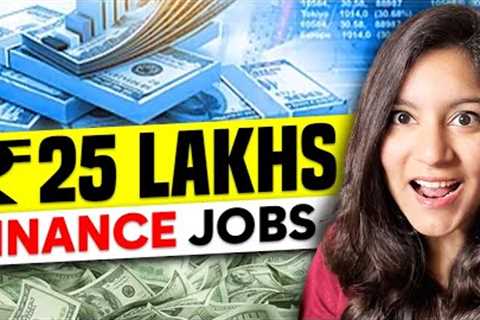 Highest Paying Finance Jobs (25L+ Package)