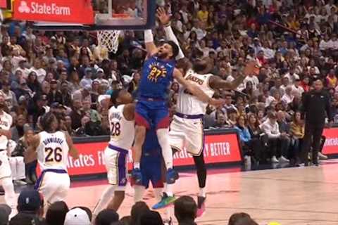 JAMAL MURRAY DUNKS ON LEBRON JAMES 😮‍💨😮‍💨😮‍💨