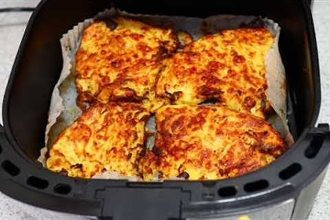 Air Fry Recipe, Potato And 1 Egg, Quick Breakfast In 5 Minutes, Super Simple And Delicious