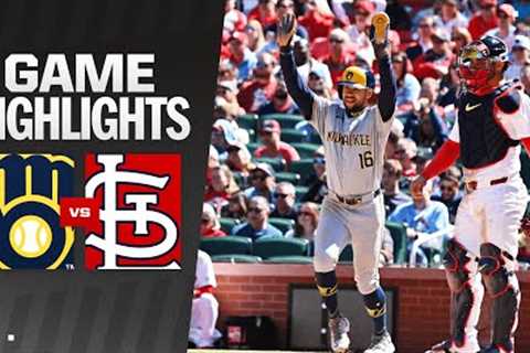 Brewers vs. Cardinals Game Highlights (4/21/24) | MLB Highlights