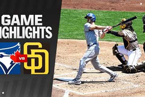 Blue Jays vs. Padres Game Highlights (4/21/24) | MLB Highlights