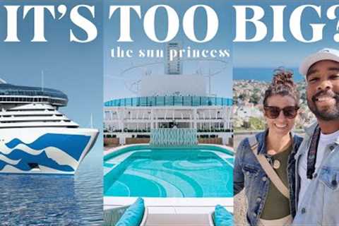 I Tried Princess Cruises NEWEST &amp; LARGEST MEGA SHIP! - The Sun Princess