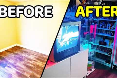 We built our DREAM RETRO game room! 🤯