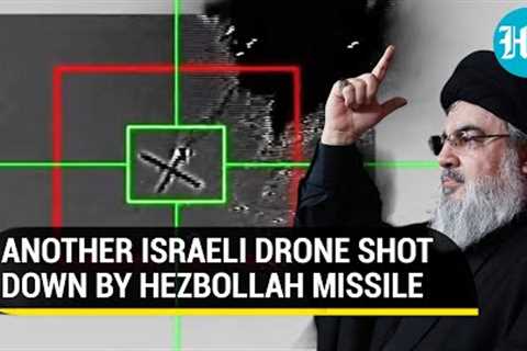 Iran-linked Hezbollah's Missile Fury Destroys Israeli Hermes 450 Drone; IDF Admits | Watch