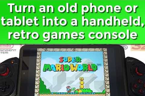 Turn your old phone or tablet into a retro gaming console
