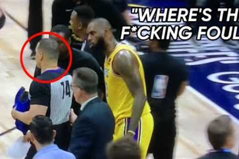 LEAKED Video Of LeBron James Chasing The Refs: “Why Didn’t You Call That Sh*t?”👀