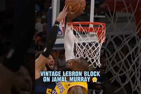 LeBron REJECTED Murray’s dunk 😳