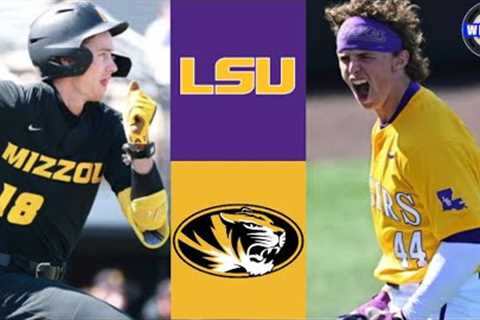 LSU vs Missouri Highlights (G3) | 2024 College Baseball Highlights