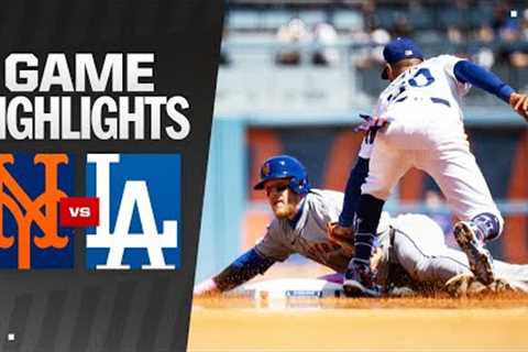 Mets vs. Dodgers Game Highlights (4/21/24) | MLB Highlights
