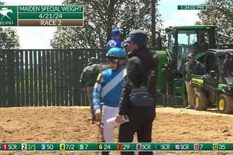 Horse Racing: Dreamaway Wins $80K MSW For 2 Year Olds At Keenland. Full Race 2 Sun. April 21, 2024.
