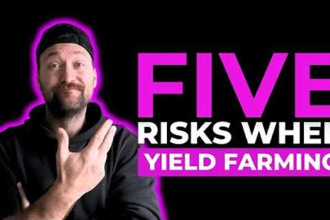 The 5 Risks Of Yield Farming | Crypto Passive Income