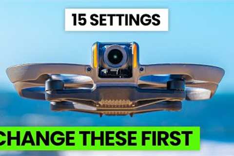 DJI AVATA 2 | 15 SETTINGS New Pilots SHOULD CHANGE IMMEDIATELY!