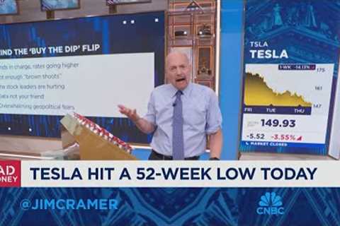 Jim Cramer talks the recent dip in the market
