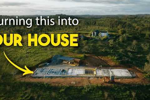 Amazing Way to Heat Up and Insulate a House 100% FREE | Building Off Grid House #19