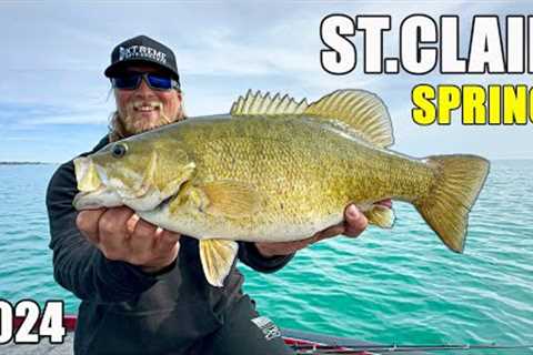 We CAUGHT 100+ Lake St Clair Smallmouth Bass in the SPRING
