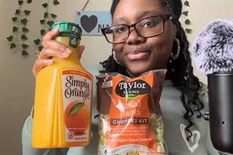 asmr shop with me + grocery haul