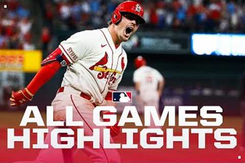 Highlights from ALL games on 4/22! (Cardinals' walk-off homer, Pirates' pitcher with FILTHY pitch!)