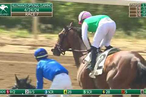 Horse Racing: Chad Brown's Accede Wins Race 7 At Keenland. Full Race Weds. April 24, 2024.
