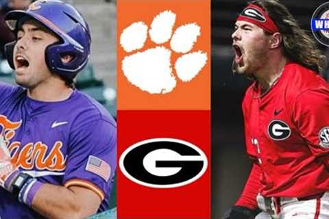 #5 Clemson vs #20 Georgia Highlights (CRAZY!) | 2024 College Baseball Highlights