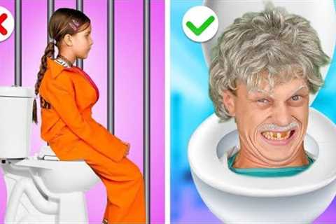 Bad Doctor VS Good Cop | Cool Parenting Hacks and Smart Tips! Funny Moments in Jail