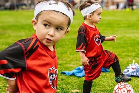 Neo's First Soccer Game!!! (SO CUTE!)