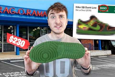 Buying The 5 Most Overpriced Sneakers At The Thrift Store!