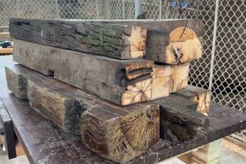 Utilizing Waste Wood To Create A Beautiful Set Of Furniture. Exceptional Woodworking Artistry