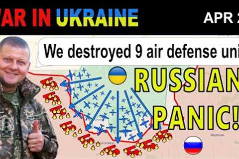 28 Apr: Tables Turned Fast! Ukrainians Gained Air Superiority &amp; Destroyed Russian Convoys