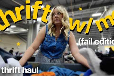 come thrift with me at the goodwill BINS! (it was kind of a fail...) $2 thrift haul!