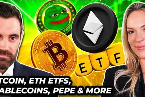 Crypto News: BTC, ETH ETFs, Stablecoins, PEPE, HBAR &amp; MORE!!