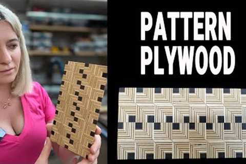 How to make pattern plywood. Easy woodworking projects
