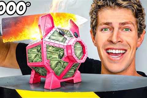 Destroy The Unbreakable Piggy Bank, Win $1,000!