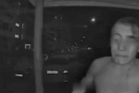Terrifying encounters caught on Russian security cameras and trail cams