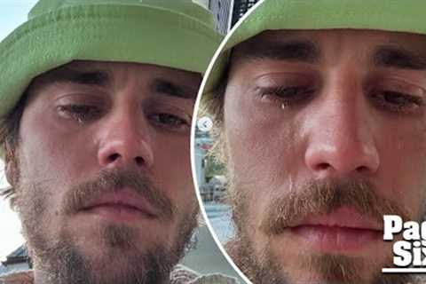 Justin Bieber sparks fans’ concern as he breaks down in tears in Instagram snaps