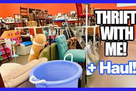GOODWILL SHOPPING for HOME DECOR &amp; RESALE + A GOODWILL OUTLET HAUL! THRIFTING 2024 #18